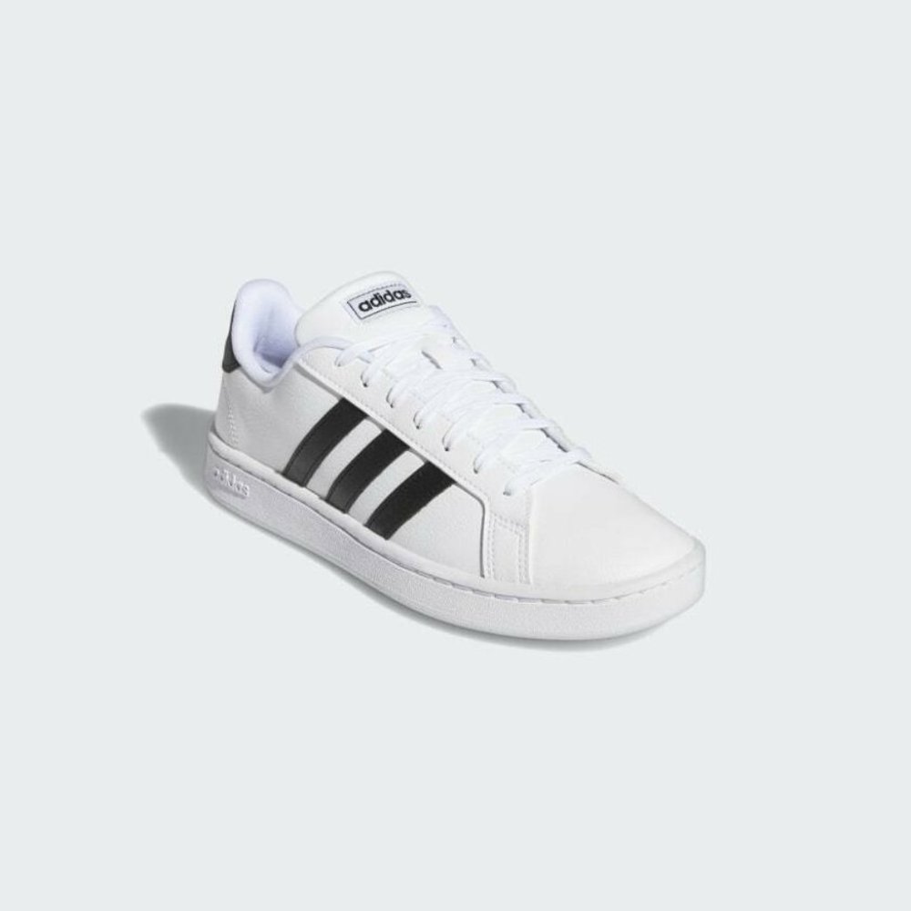 Adidas Women's 9.5 Grand Court Black White Shoes